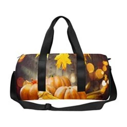 INTERESTPRINT Pumpkin Squash Leaves Travel Duffel Bag Workout Duffel Bag -Vera Bradley Shop 41oL6UK5b9L