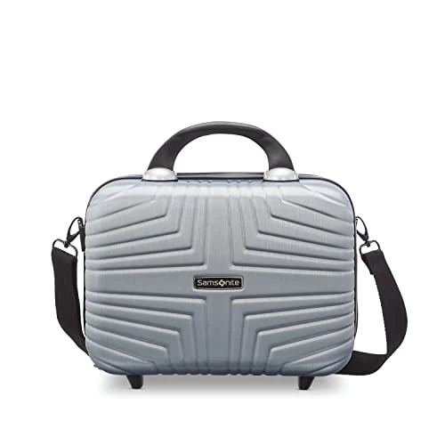 Samsonite Hers N Hers Luggage With Spinner Wheels, 2-Piece Set (BeautyCrate Plus Carry-On), Brushed Silver 8 Samsonite Hers N Hers Luggage With Spinner Wheels, 2-Piece Set (BeautyCrate Plus Carry-On), Brushed Silver - Image 6