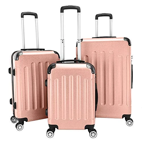 Ochine 3 Piece Set Suitcase Spinner Luggage Sets ABS Trolley Case Lightweight Durable Suitcase Double Wheels Suitcase Carry-On Luggage Suitcases TSA Lock 20/24/28 Inch (Ship From USA) 7 Ochine 3 Piece Set Suitcase Spinner Luggage Sets ABS Trolley Case Lightweight Durable Suitcase Double Wheels Suitcase Carry-On Luggage Suitcases TSA Lock 20/24/28 Inch (Ship From USA) - Image 5