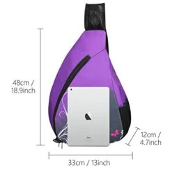 ICOLOR Canvas Sling Backpack, Multipurpose Crossbody Shoulder Bag Beach Tote Pack Bags For Men Women Hiking Cycling Walking Dog Travel Daypack -Vera Bradley Shop 41ofeK97bGL