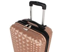 Steve Madden Luggage Set 3 Piece - Lightweight Hardside Suitcase Set - Includes 20 Inch Carry On, 24In/28In Checked Bag With 8-Wheel Rolling Spinner (Rose Gold, One Size) 11 Steve Madden Luggage Set 3 Piece - Lightweight Hardside Suitcase Set - Includes 20 Inch Carry On, 24In/28In Checked Bag With 8-Wheel Rolling Spinner (Rose Gold, One Size) -Vera Bradley Shop 41orqpQ71CL