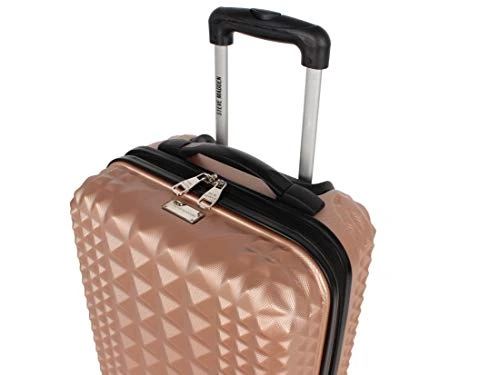 Steve Madden Luggage Set 3 Piece - Lightweight Hardside Suitcase Set - Includes 20 Inch Carry On, 24In/28In Checked Bag With 8-Wheel Rolling Spinner (Rose Gold, One Size) 5 Steve Madden Luggage Set 3 Piece - Lightweight Hardside Suitcase Set - Includes 20 Inch Carry On, 24In/28In Checked Bag With 8-Wheel Rolling Spinner (Rose Gold, One Size) - Image 3