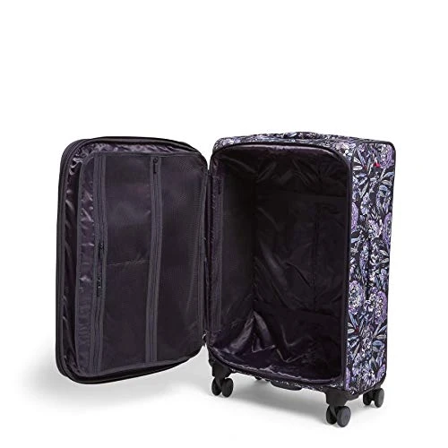Vera Bradley Women's Softside Rolling Suitcase Luggage, Lavender Bouquet, 27" Check In 4 Vera Bradley Women's Softside Rolling Suitcase Luggage, Lavender Bouquet, 27" Check In - Image 2