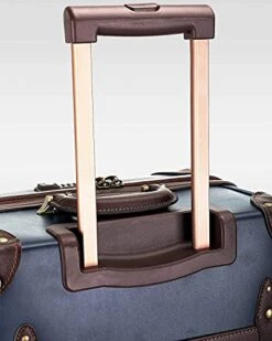 Vintage Luggage Carryon Suitcase Travel - HoJax Classic Trolley Luggage With Spinner Wheels, TSA Lock, Lightweight, 20 Inch, Navy Blue -Vera Bradley Shop 41pHRaAbxDS