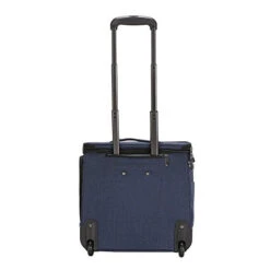 Travelers Club Luggage 16" Top Expandable Rolling Underseater W/USB Port, Blue Suitcase, Carry-On, Navy -Vera Bradley Shop 41pVex 2BUcRL