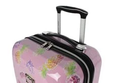 Betsey Johnson 26 Inch Checked Luggage Collection - Expandable Scratch Resistant (ABS + PC) Hardside Suitcase - Designer Lightweight Bag With 8-Rolling Spinner Wheels (26IN, Colada) 12 Betsey Johnson 26 Inch Checked Luggage Collection - Expandable Scratch Resistant (ABS + PC) Hardside Suitcase - Designer Lightweight Bag With 8-Rolling Spinner Wheels (26IN, Colada) -Vera Bradley Shop 41pfqQz312L