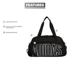 Adidas Graphic Duffel Bag, Black/White, One Size 13 Adidas Graphic Duffel Bag, Black/White, One Size -Vera Bradley Shop 41pfwchGSSS