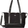 Baggallini Expandable Carry On Duffel, Black/charcoal