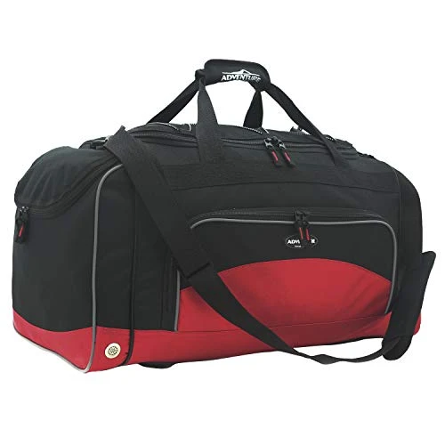 Travelers Club 4 Piece Gym Duffel And Accessory Set, Red 6 Travelers Club 4 Piece Gym Duffel And Accessory Set, Red - Image 4