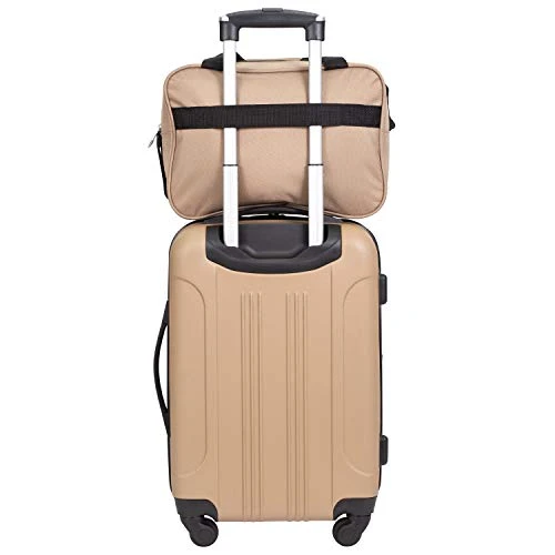 Travelers Club Midtown Hardside 4-Piece Luggage Travel Set, Tan 11 Travelers Club Midtown Hardside 4-Piece Luggage Travel Set, Tan - Image 9