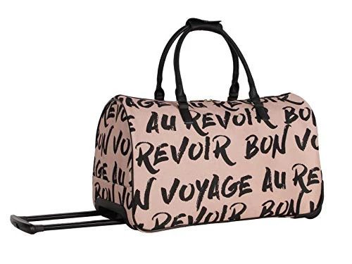 BCBGeneration BCBG Luggage PERF-ECT Wheeled Duffel Carry On Bag (Perf-ECT Pink) 4 BCBGeneration BCBG Luggage PERF-ECT Wheeled Duffel Carry On Bag (Perf-ECT Pink) - Image 2