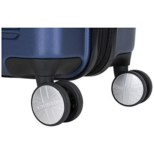 Ben Sherman 181037 Norwich Collection Lightweight Hardside PET Expandable 8-Wheel Spinner Luggage, Indigo, 28-Inch Checked 7 Ben Sherman 181037 Norwich Collection Lightweight Hardside PET Expandable 8-Wheel Spinner Luggage, Indigo, 28-Inch Checked - Image 5