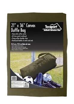 Texsport Top Load Canvas Duffle Duffel Travel Bag, Olive Drab, Giant -Vera Bradley Shop 41rzHCUF5kL