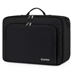 Gonex Travel Duffel Bag, Portable Carry On Luggage Personal Item Bag For Airlines, Water& Tear-Resistant 20L Black
