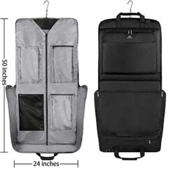 Garment Bags, Large Suit Travel Bag With Pockets & Shoulder Strap, MATEIN Professional Foldable Carry On Bag For Business Trip, Waterproof Luggage Bags For Travel For Men Women, Black -Vera Bradley Shop 41s2VuAV9WL
