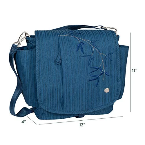 Haiku Women's To Go Convertible Messenger Crossbody Handbag, Black Juniper 7 Haiku Women's To Go Convertible Messenger Crossbody Handbag, Black Juniper - Image 5