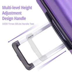 Merax Luggage Set Expandable 3 Piece Sets With TSA Lock, Lightweight Hardside Luggage With Spinner Wheels (Purple) 15 Merax Luggage Set Expandable 3 Piece Sets With TSA Lock, Lightweight Hardside Luggage With Spinner Wheels (Purple) -Vera Bradley Shop 41sLsaYWA5L