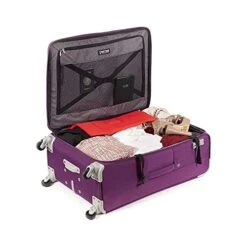 Cloe Checked Large 28 Inch Water-Resistant Luggage With 360º-spinner Wheels In Purple Color 19 Cloe Checked Large 28 Inch Water-Resistant Luggage With 360º-spinner Wheels In Purple Color -Vera Bradley Shop 41sOXGiTO5S