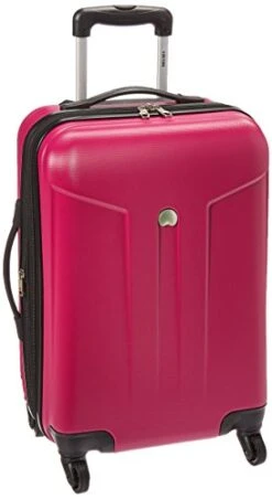 Delsey Paris Delsey Comete 20-Inch Expandable Carry On Spinner Luggage - Fuschia