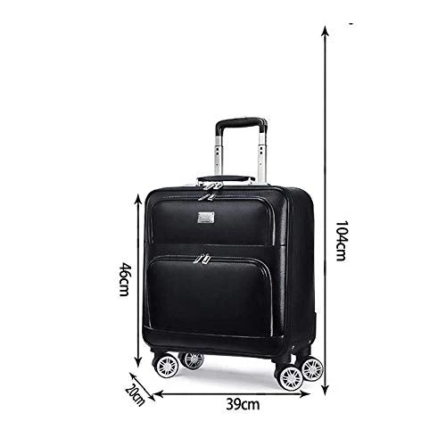 Luggage PU Rolling Suitcase Cabin Business Travel Trolley Bags For Men Luggage Suitcase Bag Wheels Spinner Suitcase Wheeled Bags,20inch 4 Luggage PU Rolling Suitcase Cabin Business Travel Trolley Bags For Men Luggage Suitcase Bag Wheels Spinner Suitcase Wheeled Bags,20inch - Image 2