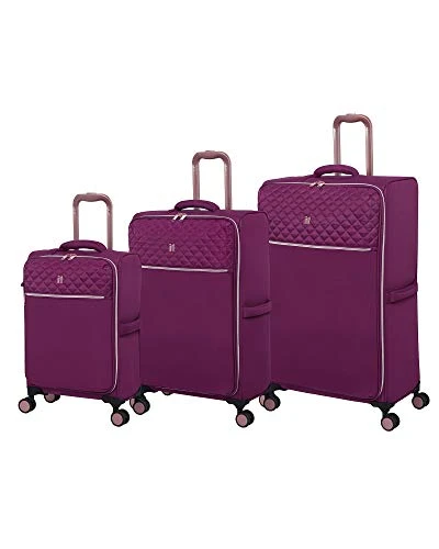 It Luggage Divinity Softside Expandable TSA Lock Spinner, Raspeberry Radiance, 3-PIece Set 3 It Luggage Divinity Softside Expandable TSA Lock Spinner, Raspeberry Radiance, 3-PIece Set