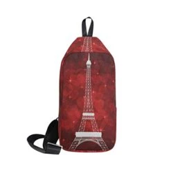 Lovexue Sling Bag Red Eiffel Tower Mens Chest Shoulder Backpacks Crossbody Triangle Rucksack -Vera Bradley Shop 41tHRbqIFjL