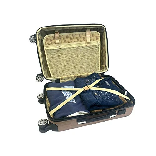 Karriage-Mate Hardside Jumbo Size Luggage With Spinner Wheels, TSA Lock, USB Port (Rose Gold) 5 Karriage-Mate Hardside Jumbo Size Luggage With Spinner Wheels, TSA Lock, USB Port (Rose Gold) - Image 3