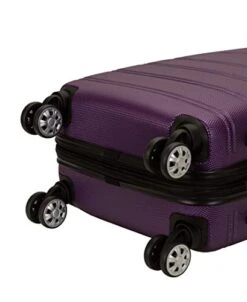 Rockland Melbourne Hardside Expandable Spinner Wheel Luggage, Purple, Carry-On 20-Inch -Vera Bradley Shop 41tQFiOLhJL