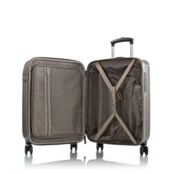 Heys Charge-a-Weigh 2.0 21" Spinner Carry On Luggage (Tan) -Vera Bradley Shop 41tcZuJkyzL