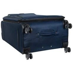 Kenneth Cole Reaction Rugged Roamer Luggage Collection Lightweight Softside Expandable 8-Wheel Spinner Travel Suitcase Bag, Navy, 2-Piece (20" Carry-On / 28" Check Size) -Vera Bradley Shop 41u3frd577L