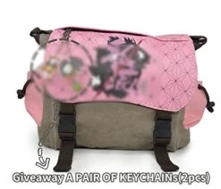 Japanese Backpacks Anime Shoulders Bag With Stylish Key Charm, Satchel Bag, Crossbody Bag Messenger Bag Large (Ne) -Vera Bradley Shop 41u5VuvANhL