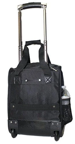 BoardingBlue Rolling Personal Item Under Seat For American, Spirit Frontier Airlines Black W Navy -Vera Bradley Shop 41uCXFQw2nL