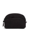 Vera Bradley Women's Microfiber Mini Cosmetic Makeup Organizer Bag, Black, One Size