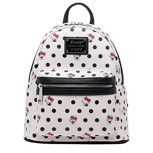 Loungefly Sanrio Hello Kitty Polka Dot Women's Double Strap Shoulder Bag Purse 3 Loungefly Sanrio Hello Kitty Polka Dot Women's Double Strap Shoulder Bag Purse
