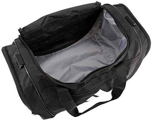 Adidas Defender III Medium Duffel Bag, Black/White 8 Adidas Defender III Medium Duffel Bag, Black/White - Image 6