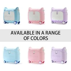 ANIMOR Kids Travel Partner Ride-On Suitcase And Carry-On Luggage, Classic Rolling Luggage (Penguin Blue) -Vera Bradley Shop 41uxInS05 L