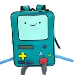 Adventure Time With Finn And Jake Backpack CN BMO Schoolbag Beemo Be More Cartoon Robot High-grade PU Green -Vera Bradley Shop 41uxyP 2BbugL
