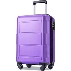 Merax Luggage Set Expandable 3 Piece Sets With TSA Lock, Lightweight Hardside Luggage With Spinner Wheels (Purple) 13 Merax Luggage Set Expandable 3 Piece Sets With TSA Lock, Lightweight Hardside Luggage With Spinner Wheels (Purple) -Vera Bradley Shop 41vRCe2UqqL