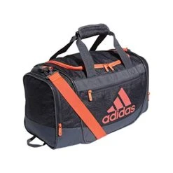 Adidas Unisex Defender III Small Duffel Bag, Jersey Black/ Onix/ Signal Pink, Small -Vera Bradley Shop 41vZuoEPxnL