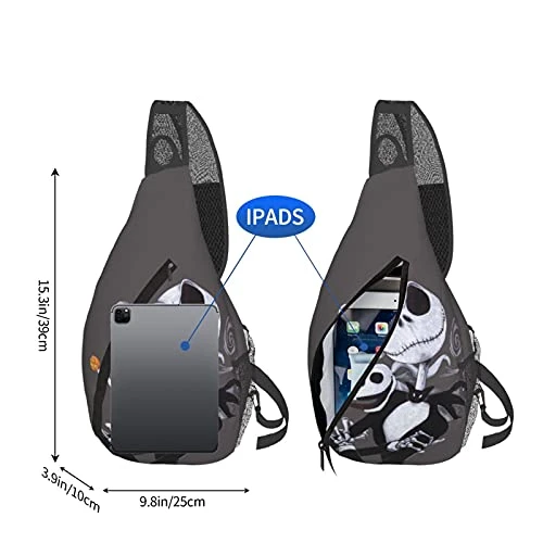Sling Bag Ja&ck The Pu&mp&kin K&ing Multipurpose Travel Hiking Chest Bag Daypack Anti Theft Backpack Men Women Crossbody Shoulder Bag 9 Sling Bag Ja&ck The Pu&mp&kin K&ing Multipurpose Travel Hiking Chest Bag Daypack Anti Theft Backpack Men Women Crossbody Shoulder Bag - Image 7