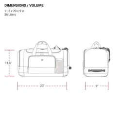 SwissGear 20" Duffel Bag | Gym Bag | Travel Duffle Bags | Men's And Women's - Grey/Black -Vera Bradley Shop 41w5Q4xNvCL