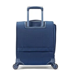Samsonite Flexis Underseat Carry On Luggage With Spinner Wheels, Carbon Blue -Vera Bradley Shop 41weiFp4eIL