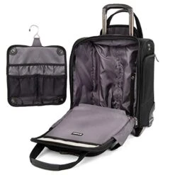 Travelpro Crew Versapack Rolling Underseat Carry-on, Jet Black -Vera Bradley Shop 41wp2lXb4zL