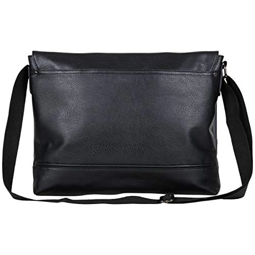 Kenneth Cole Reaction Strident-Class Vegan Leather 15" Laptop & Tablet Crossbody Messenger Bag For Work, School, & Travel, Black, Laptop 6 Kenneth Cole Reaction Strident-Class Vegan Leather 15" Laptop & Tablet Crossbody Messenger Bag For Work, School, & Travel, Black, Laptop - Image 4