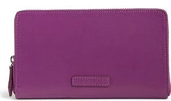 Vera Bradley Accordion Faux Leather Northbrook Collection In Plum/Purple