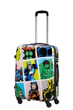 American Tourister Unisex Adults’ Luggage Suitcase, Multicolored (Marvel Pop Art), M (65 Cm - 62.5 L) -Vera Bradley Shop 41xGt55Il3L