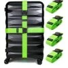 Untethered 4-Pack Luggage Straps | Belts To Keep Your Suitcase Secure While Traveling, Premium Accessory For Travel Bag Closure -Vera Bradley Shop 41xypez5y7L