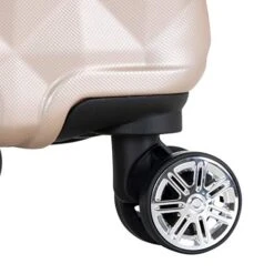 Kenneth Cole Reaction Diamond Tower Luggage Collection Lightweight Hardside Expandable 8-Wheel Spinner Travel Suitcase, Rose Champagne, 20-Inch Carry On -Vera Bradley Shop 41yFKlDjrjL