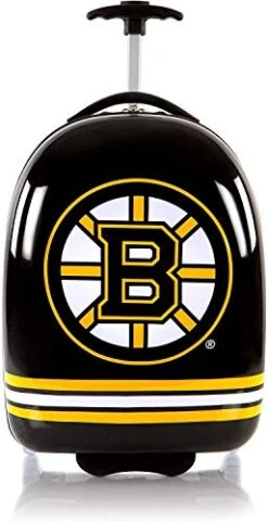 Heys America NHL Officially Licensed Wheeled Luggage (Boston Bruins, 18-Inch)