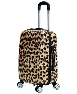 Rockland Safari Hardside Spinner Wheel Luggage, Leopard, Carry-On 20-Inch -Vera Bradley Shop 41ys1OSekbL